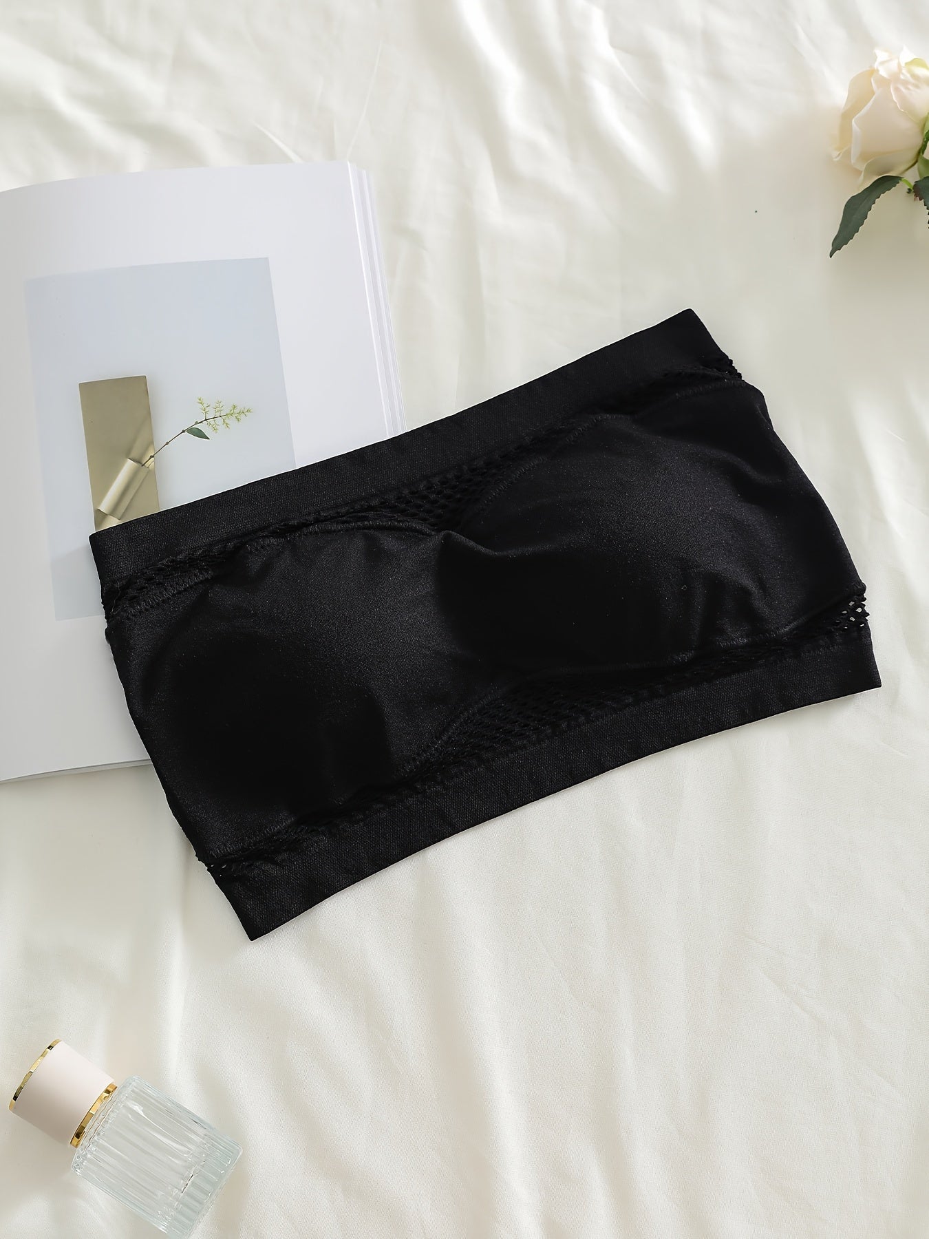 Soft Strapless Bandeau Bra Stretch Daily Fit Underwear