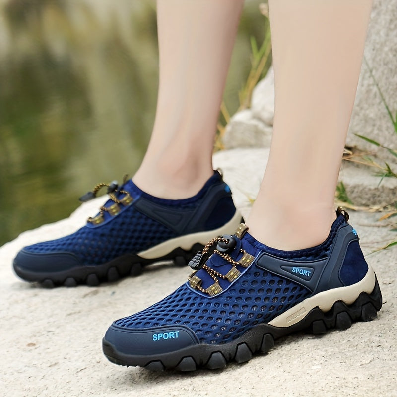 Men's Mesh Hiking Sneakers Non Slip Outdoor Shoes