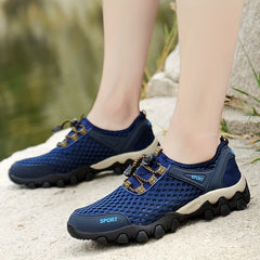 Men's Mesh Hiking Sneakers Non Slip Outdoor Shoes