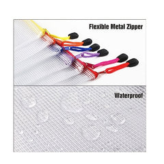 30 Pack Waterproof PVC Mesh Zipper Pouches for Travel Office & Home