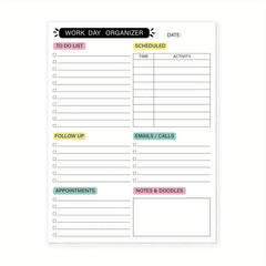 Undated Minimalism Planner Academic Agenda To Do List Notes 100gsm Paper