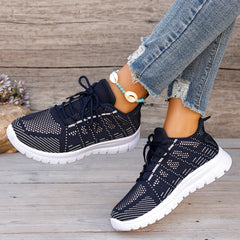 Women's Lightweight Breathable Running Shoes Comfortable Outdoor Sneakers