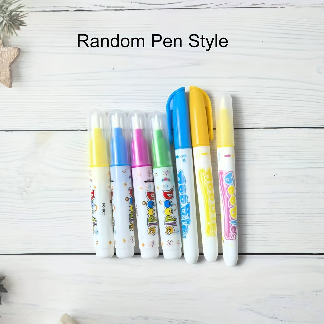 16pcs Magic Water Coloring Books with Water Pens - Educational Doodle Sketchbook