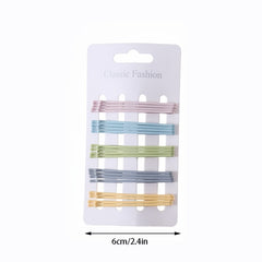 Solid Bobby Pin Side Clip Non slip Bangs Clip
