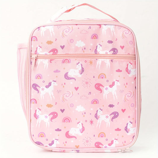 Cartoon Insulated Lunch Bag School Food Lunch Box Leak Proof