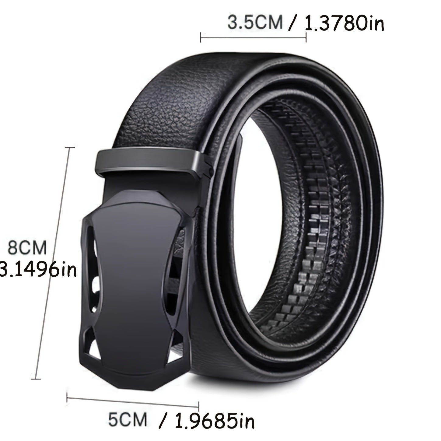 Casual High Men's Belts Sport Car Automatic Buckle Business Belt
