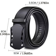 Casual High Men's Belts Sport Car Automatic Buckle Business Belt