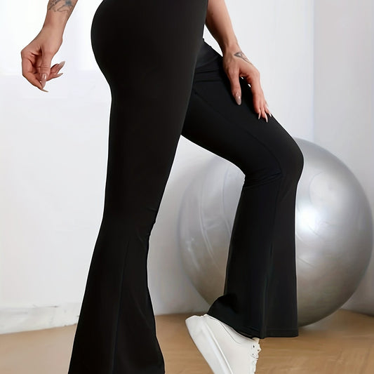 Stretch Bootcut Yoga Pants High Waist Leggings