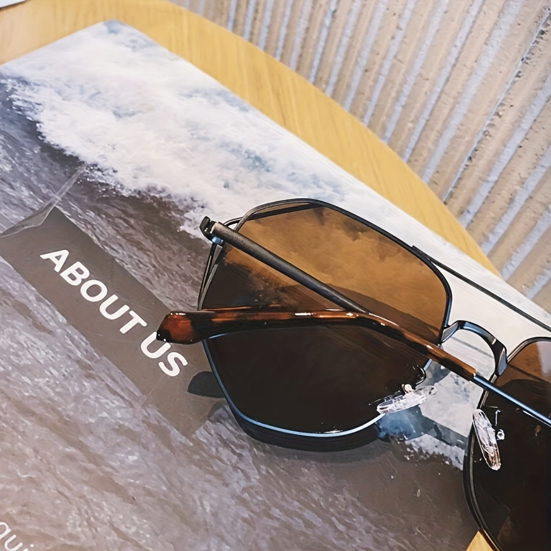 Metal Hollow Retro Sunglasses for Men