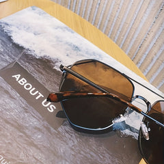 Metal Hollow Retro Sunglasses for Men