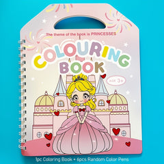 Princess Coloring Book & Markers Set