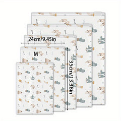 2pc Printed Travel Storage Bags Portable Organizer