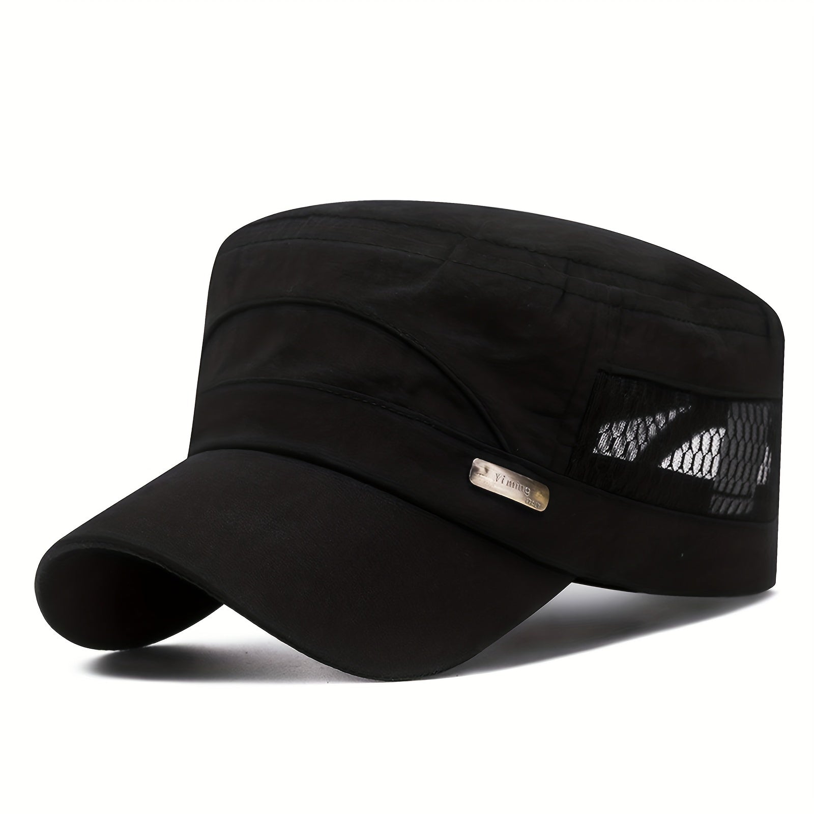 Flat Top Baseball Dad Sun Cap Adjustable Outdoor Sports Cap