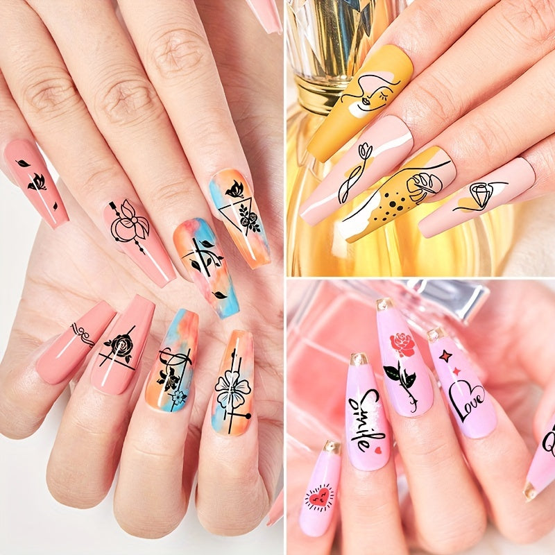 Nail Art Stamping Plate Set for Stunning Manicures
