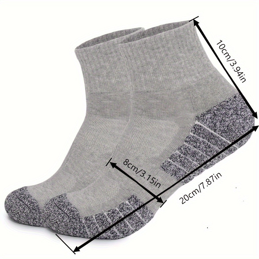 Moisture Wicking Padded Hiking Socks for All Seasons, 1 Pair