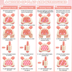 Push Bubble Pattern Popping Game Stress Relief Toy Pink