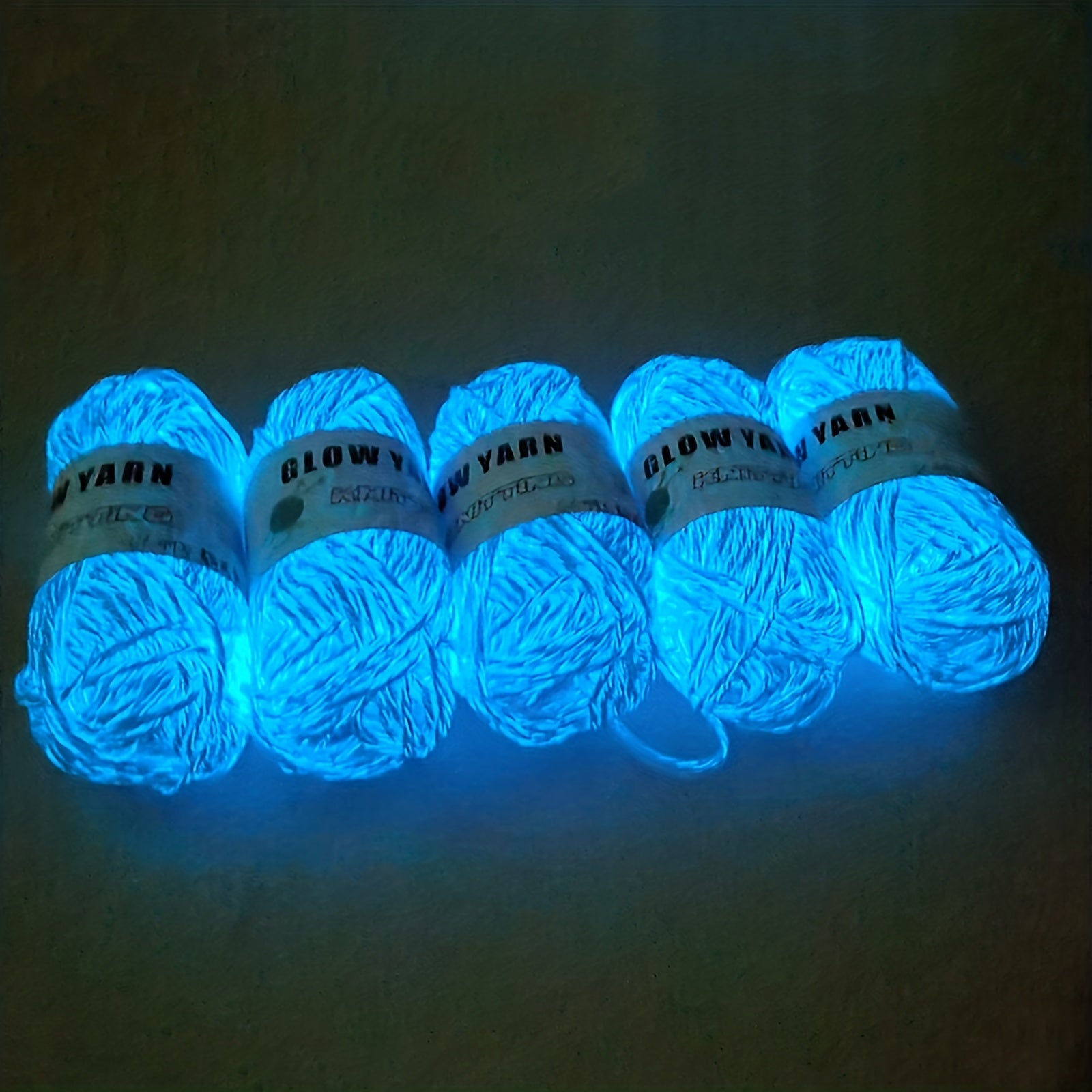 50g Luminous Yarn Glow In The Dark Cotton Yarn for Knitting