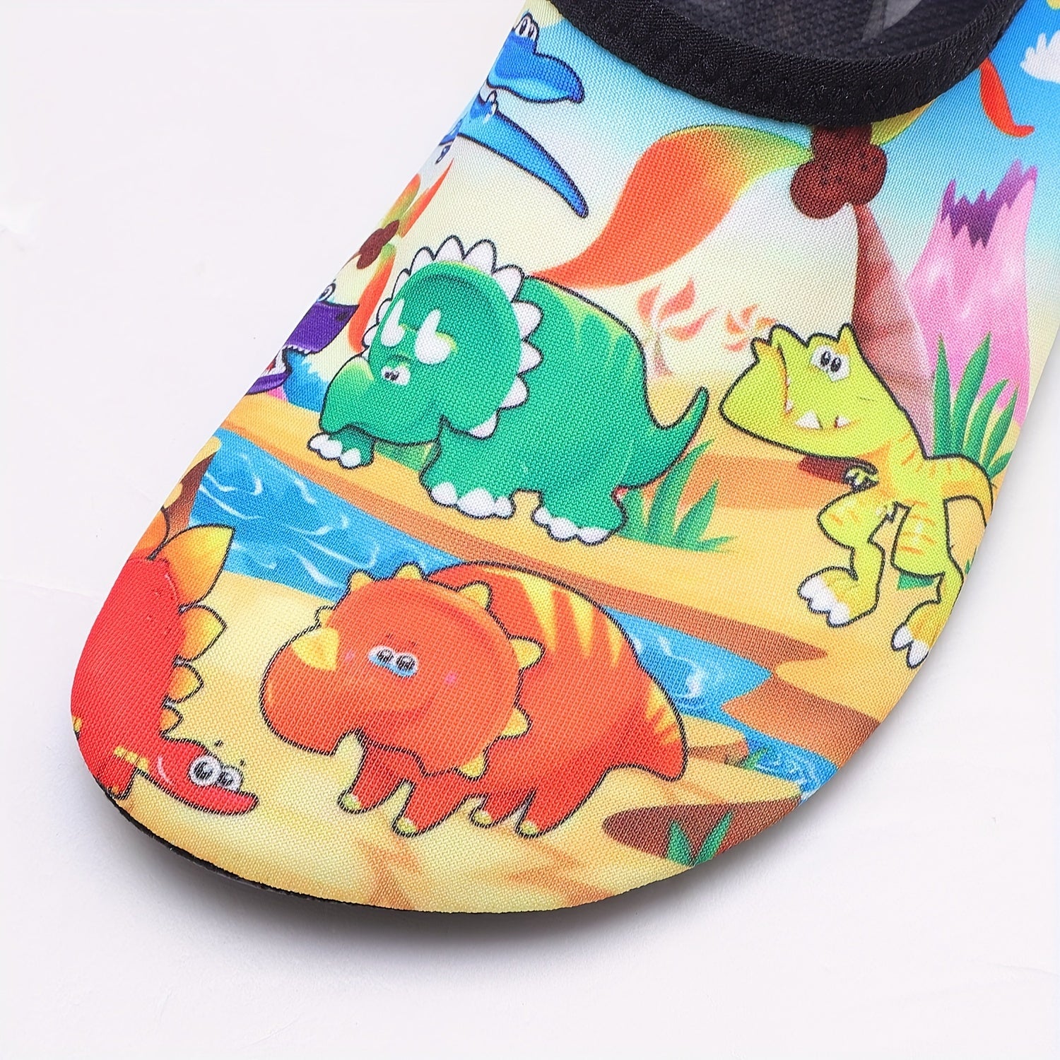 Girls Dino Water Shoes Quick Dry Lightweight Aqua Socks