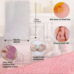 Cleaning Towel Dishwashing Duster Cloth Scouring Pad Kitchen Supply