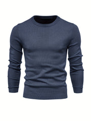 Men's Crew Neck Slim Fit Knit Sweater
