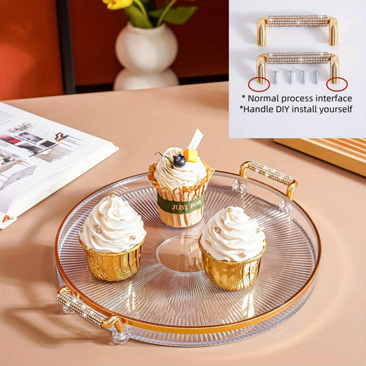 Plastic Dessert Tray Reusable Snack Tray Bread Tray For Party Festivals