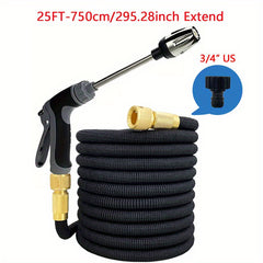 Convenient Flexible Water Hose w/ High Pressure Car Wash Spray Gun