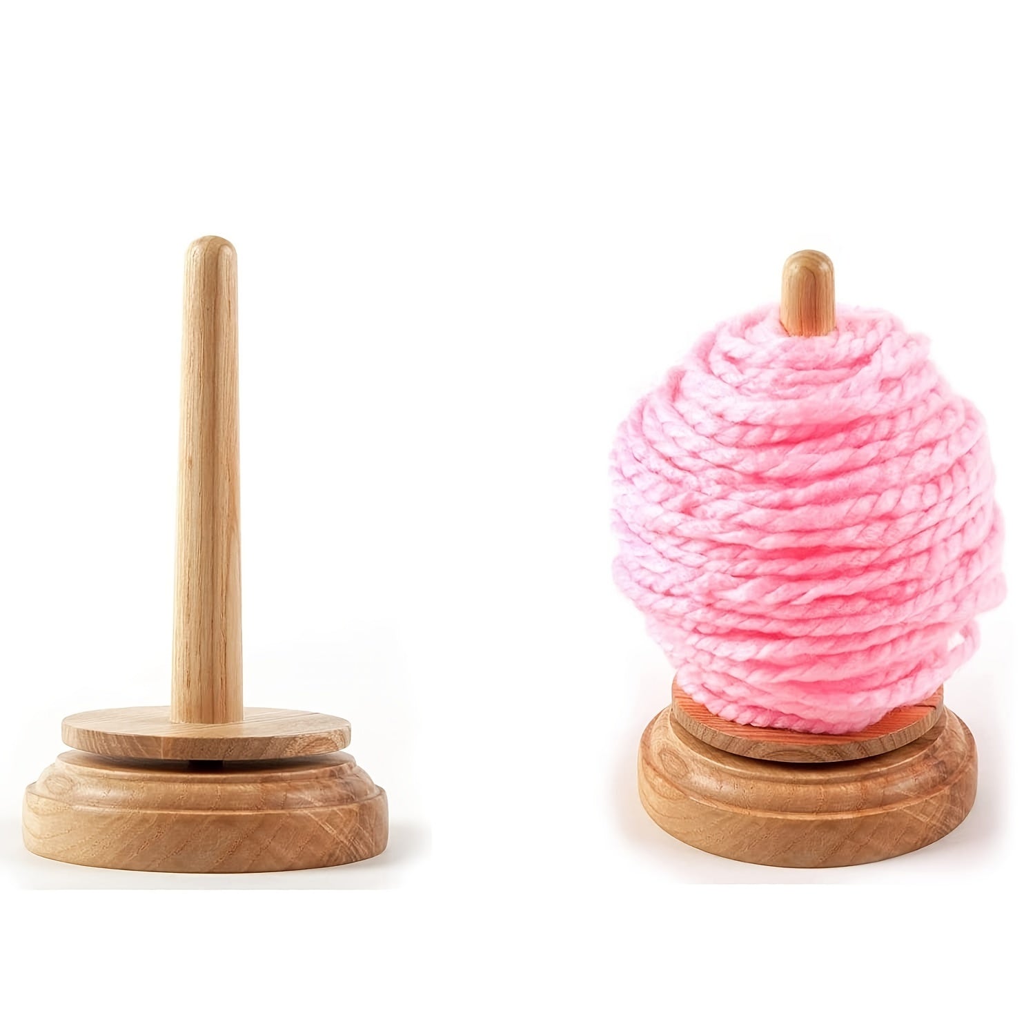 Wood Yarn Holder Knit Wooden Spinning Yarn Thread Holder
