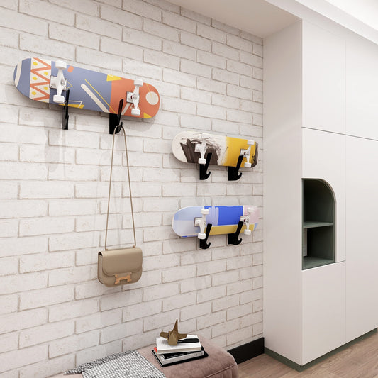 2pcs Skateboard Display Rack Skateboard Hook Holder