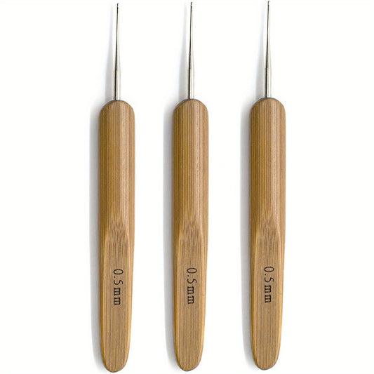 3pcs Crochet Set Hair Locking Needle Tool Craft Knitting Needle