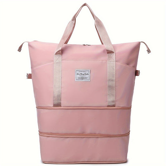Large Foldable Dual-use Tote Bag Waterproof Duffel Bag