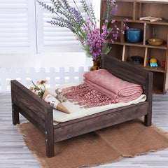 Newborn Photography Props Baby Wooden Bed Children Shooting Props