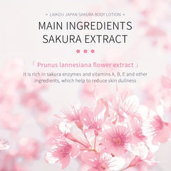 2pcs Sakura Body Lotion 120g Moisturize Radiant Skin