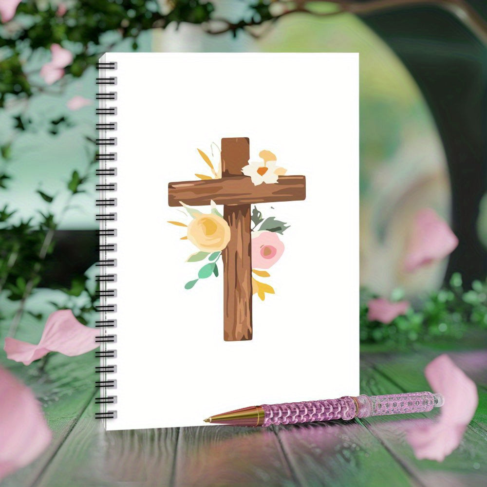 Bible Themed Spiral Coil Notebook - 1pc