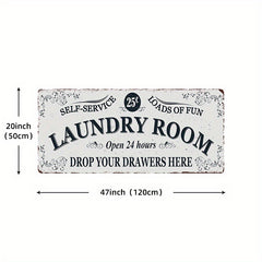Waterproof Laundry Room Runner Rug Non Slip Machine Washable 24x71in