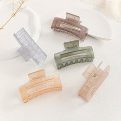 5pcs Sparkly Hair Claw Nonslip Ponytail Holder for Women Girls