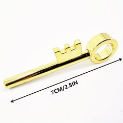 Magic Key Metal Party Prop with 3 Surprise Reveals - No Batteries Needed