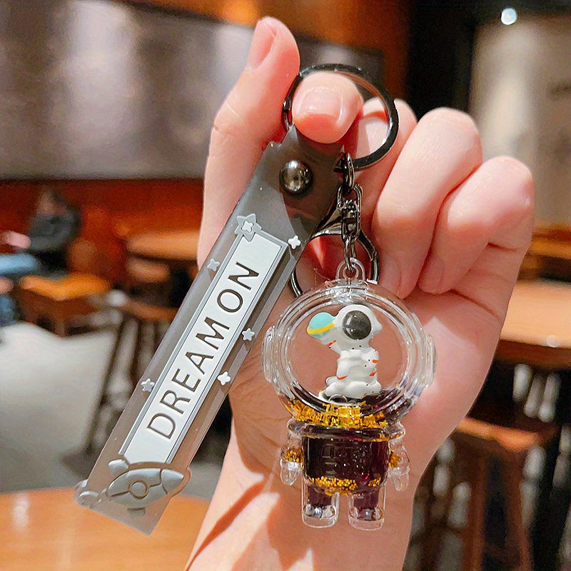 Acrylic Spaceman Astronaut Keychain Bag Pendant Key Chain
