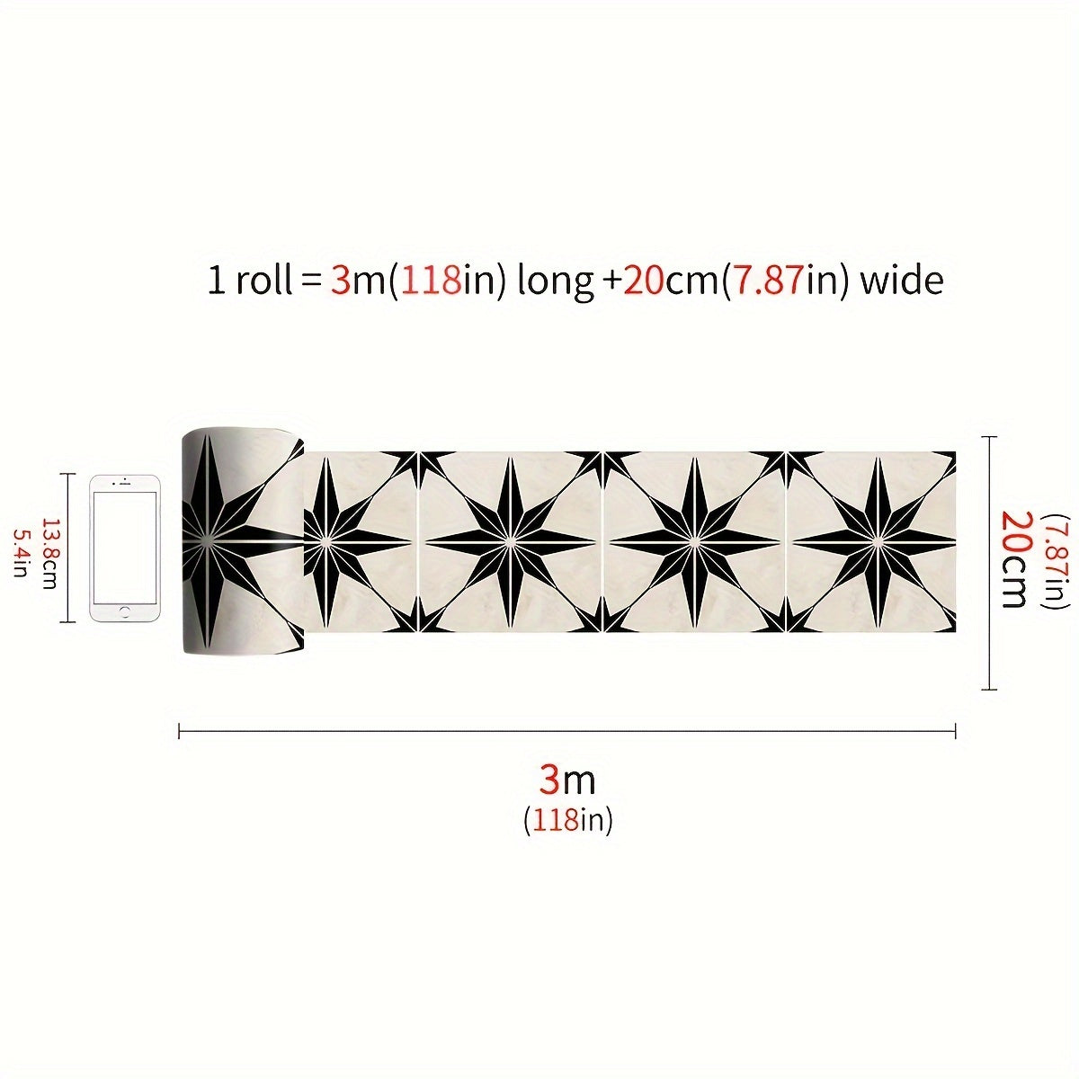 Modern Style PVC Floor Sticker Waterproof Self adhesive Home Decor