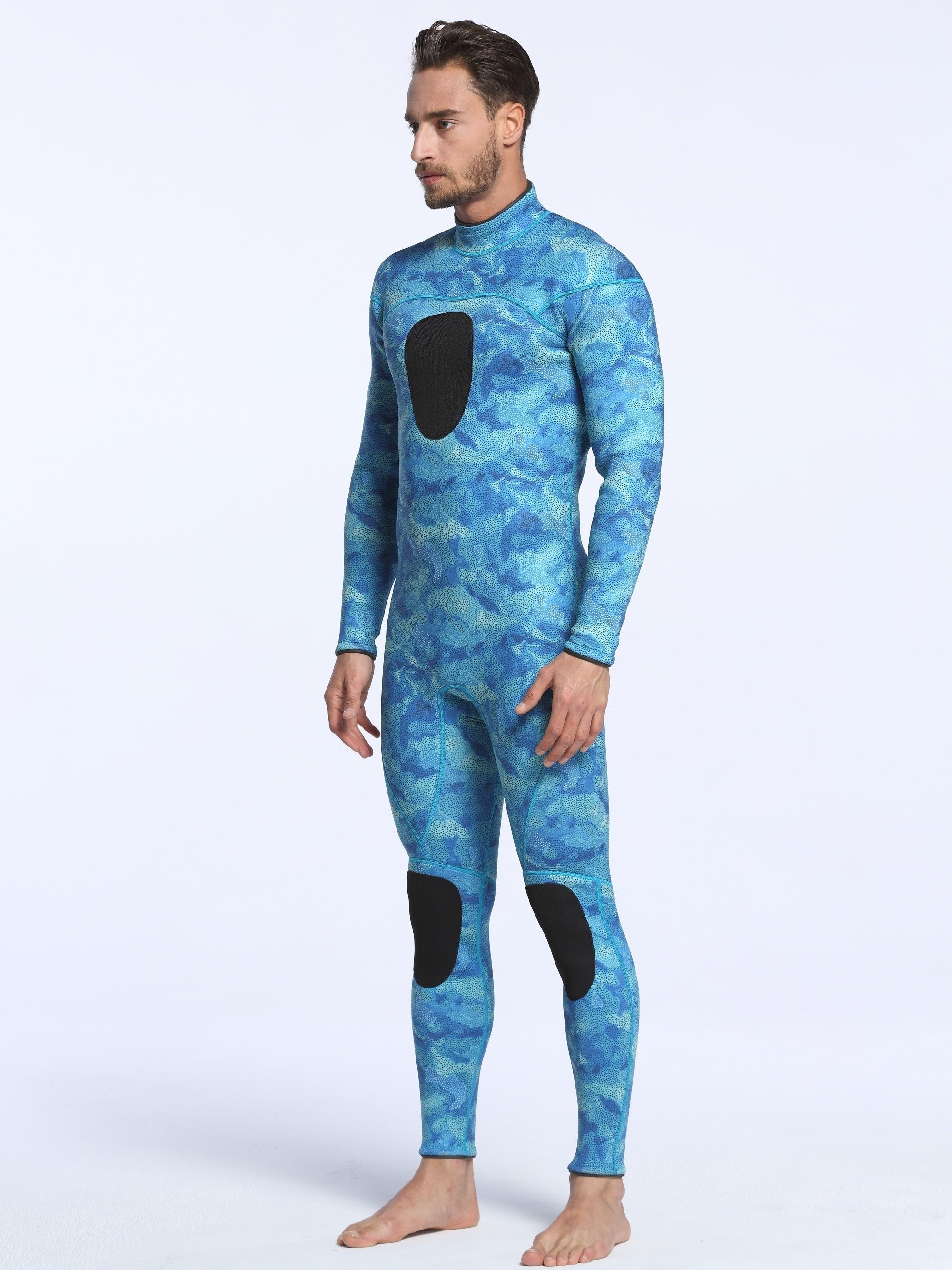 Men's 3mm Neoprene Diving Suit Warm Wetsuit