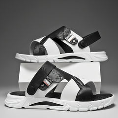 Men's Graphic Sandals Non Slip Open Toe Shoes