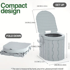 Portable Mini Toilet for Outdoor Camping & Travel