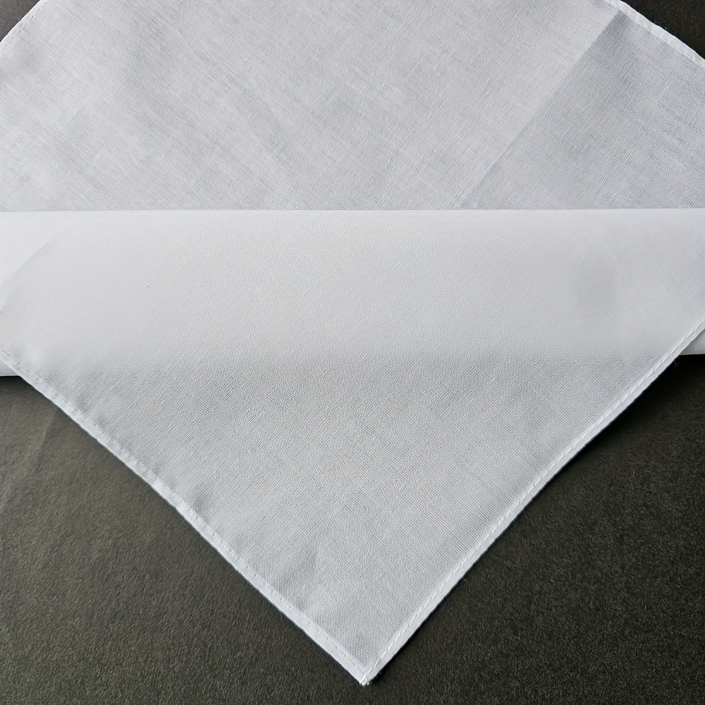 6pcs Soft Wedding Hankies Handkerchief Accessories