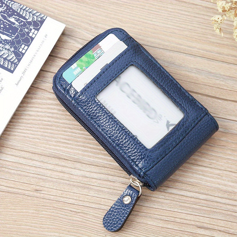 Men's Vintage PU Leather RFID Blocking Credit Card Holder