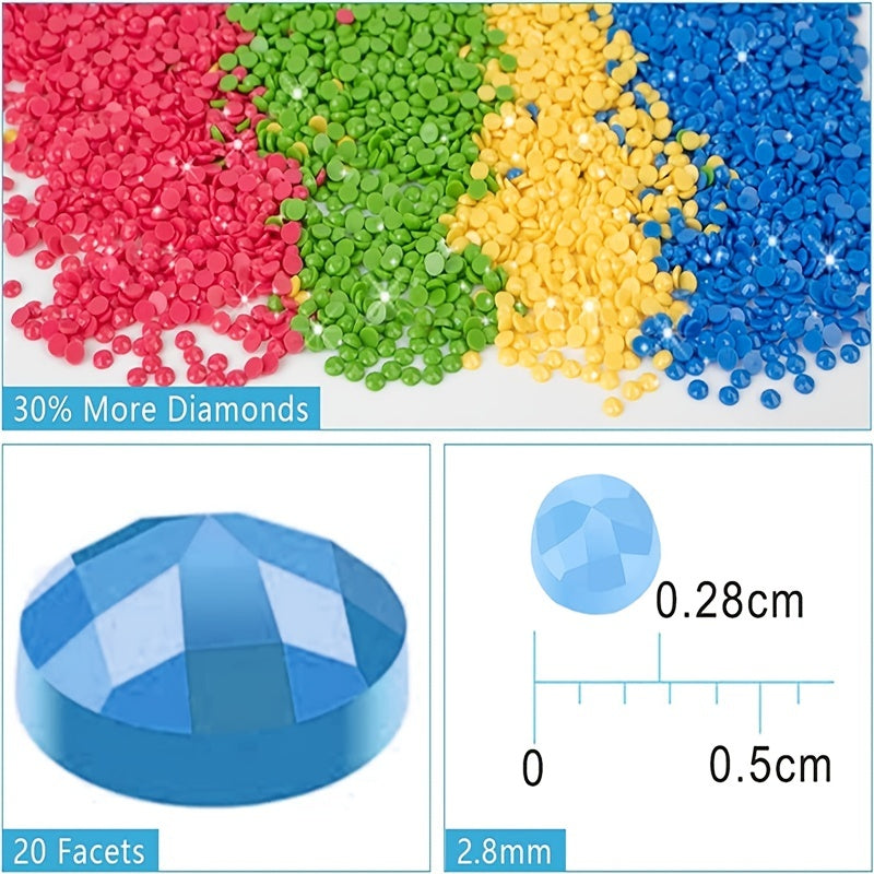 5D Diamond Art Kit Cartoon Fairy Full Diamond Home Decor