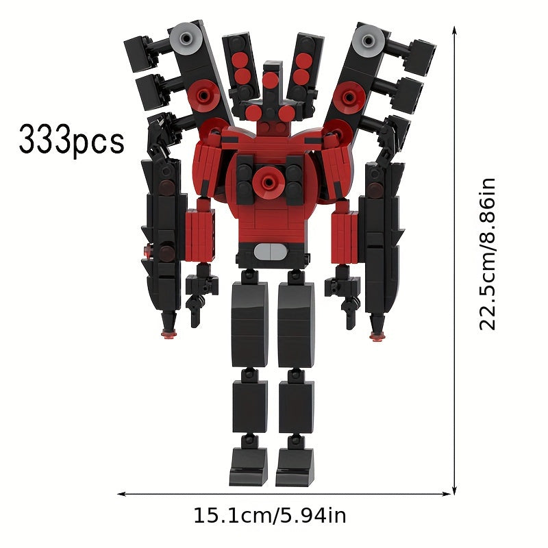Battle God Rocket Sound Man Light Bulb Man Building Blocks