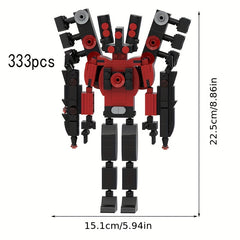 Battle God Rocket Sound Man Light Bulb Man Building Blocks