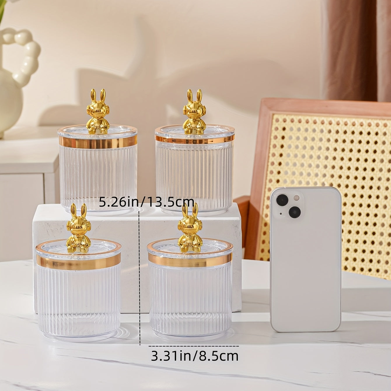 Robot Sugar Jar Decorative Candy Snack Jar for Weddings Birthdays Parties