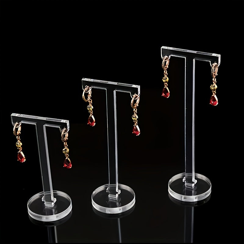 Acrylic Earrings Jewelry Display Stand Set