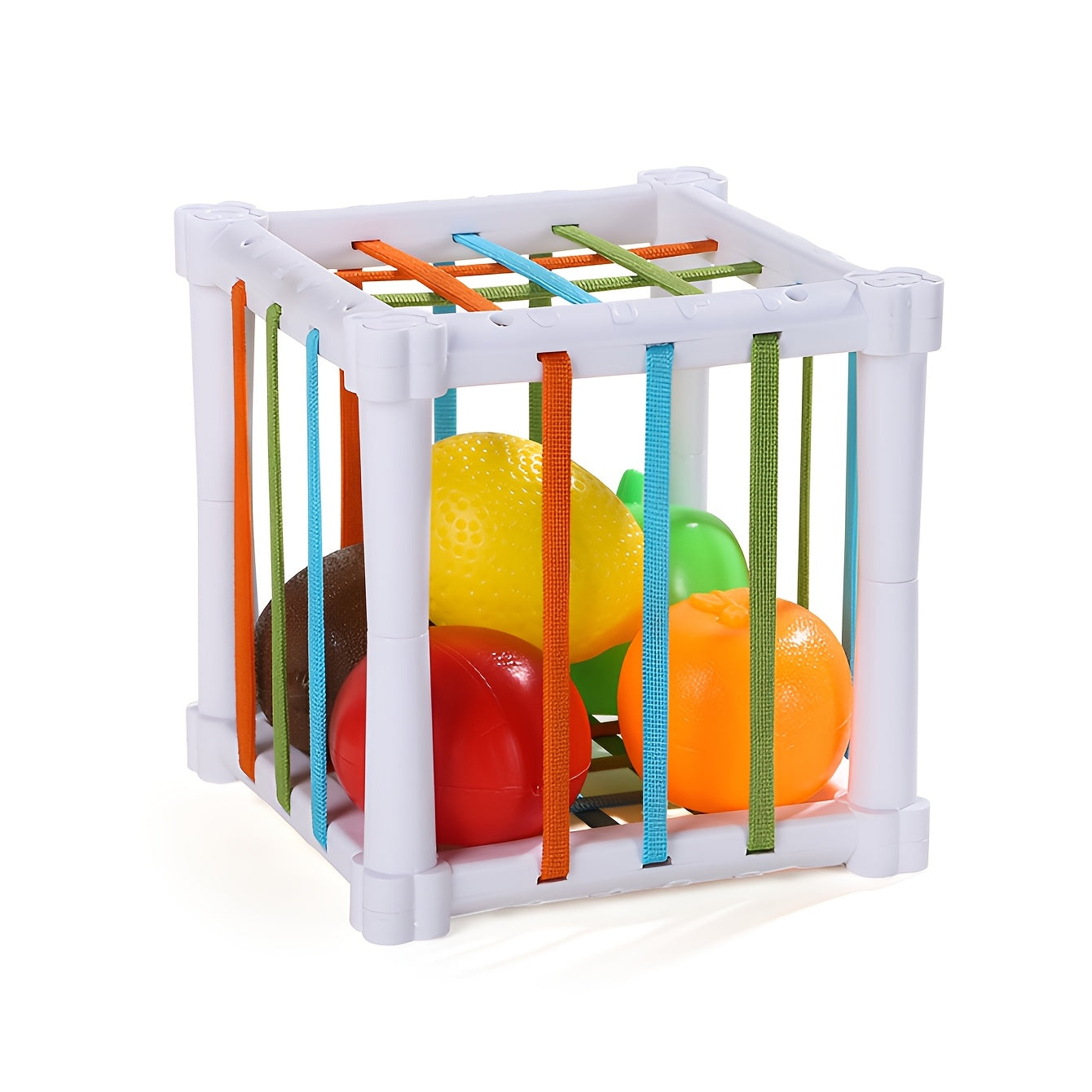 Colorful Fruit Shape Puzzle Toy Enhances Focus & Shape Recognition