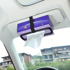 Car Tissue Box Hanging Sun Visor Tissue Clip Tray Box Cover